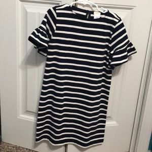 Adorable ruffle-sleeve dress from J. Crew.